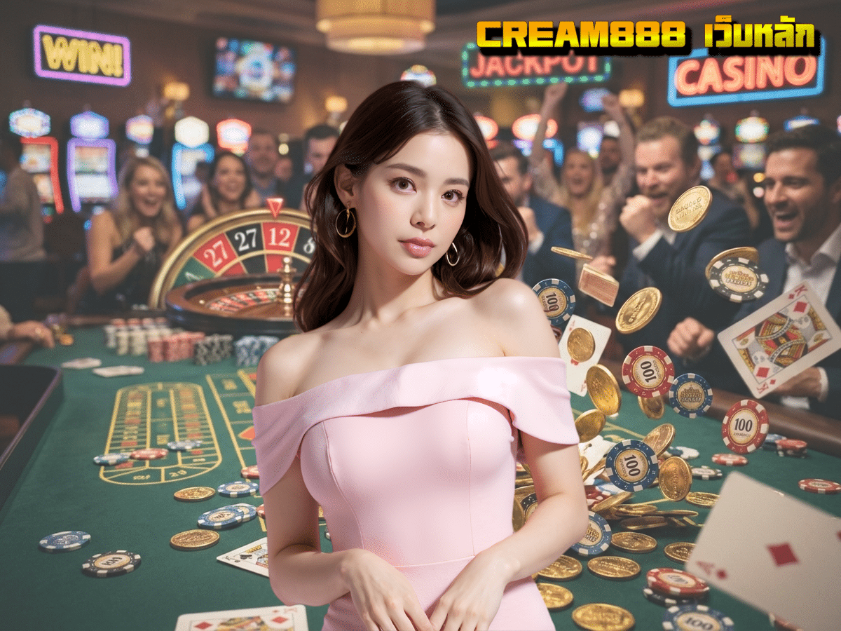 CREAM888 เว็บหลัก สล็อตเว็บตรงแตกง่าย โบนัสจัดเต็มแห่งปีที่นักเดิมพันห้ามพลาด