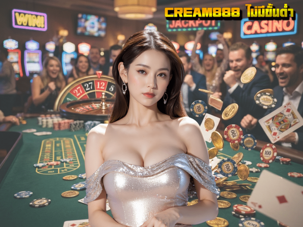 CREAM888 ไม่มีขั้นต่ำ เปิดประสบการณ์ปั่นสล็อตเว็บตรง แตกหนัก ทำกำไรได้ทุกที่ทุกเวลา